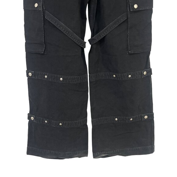AGOLDE Elliot Denim Pants in Oil 31 New Mens Baggy Cargo Jeans - Picture 9 of 15